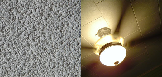 Ceiling Before and After