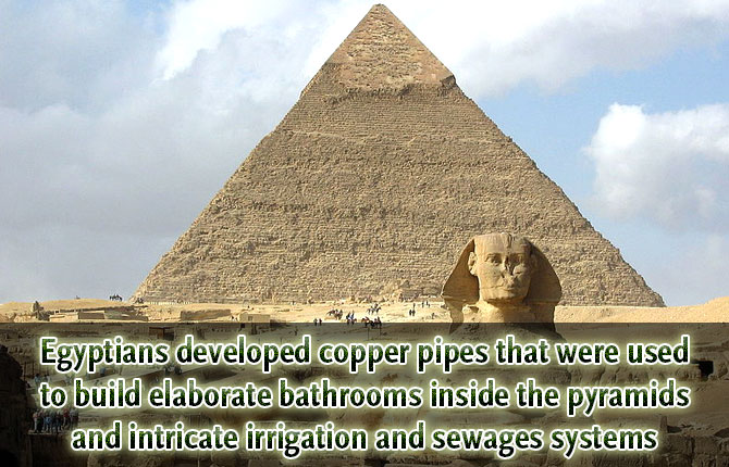 Egyptians-developed-copper-pipes
