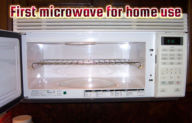First-microwave-for-home-use
