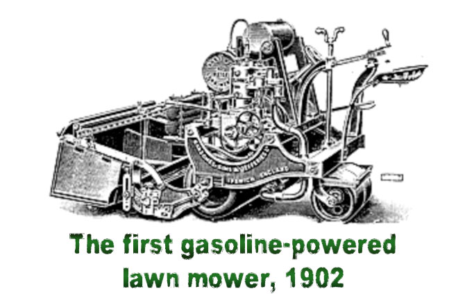 first-gasoline-powered-lawn-mower-1902
