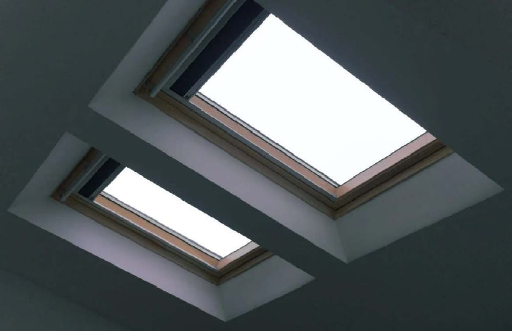 Ceiling with windows