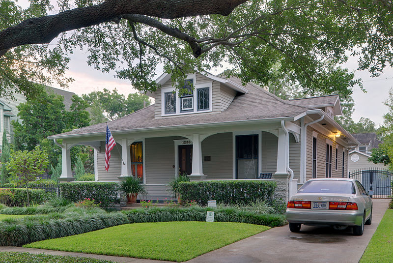 A Craftsman-style home in Texas