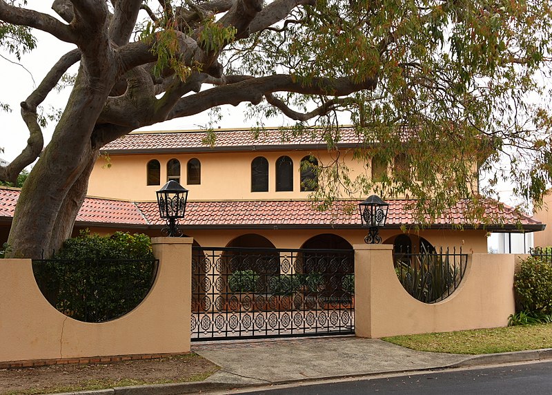 A Spanish Revival-style home