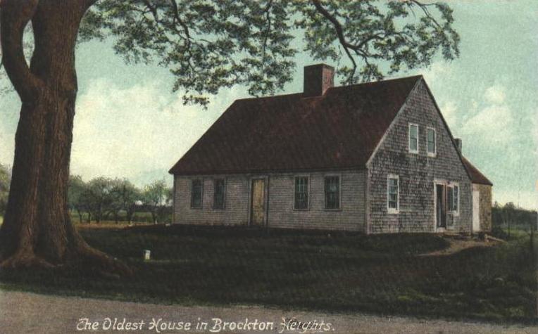 The oldest house in Brockton Heights, Massachusetts in a Cape Cod style