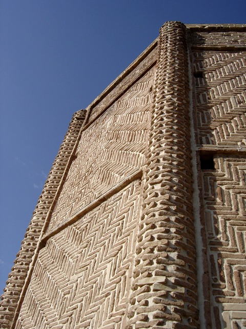 The brickwork of Shebeli Tower in Iran displays 12th-century craftsmanship