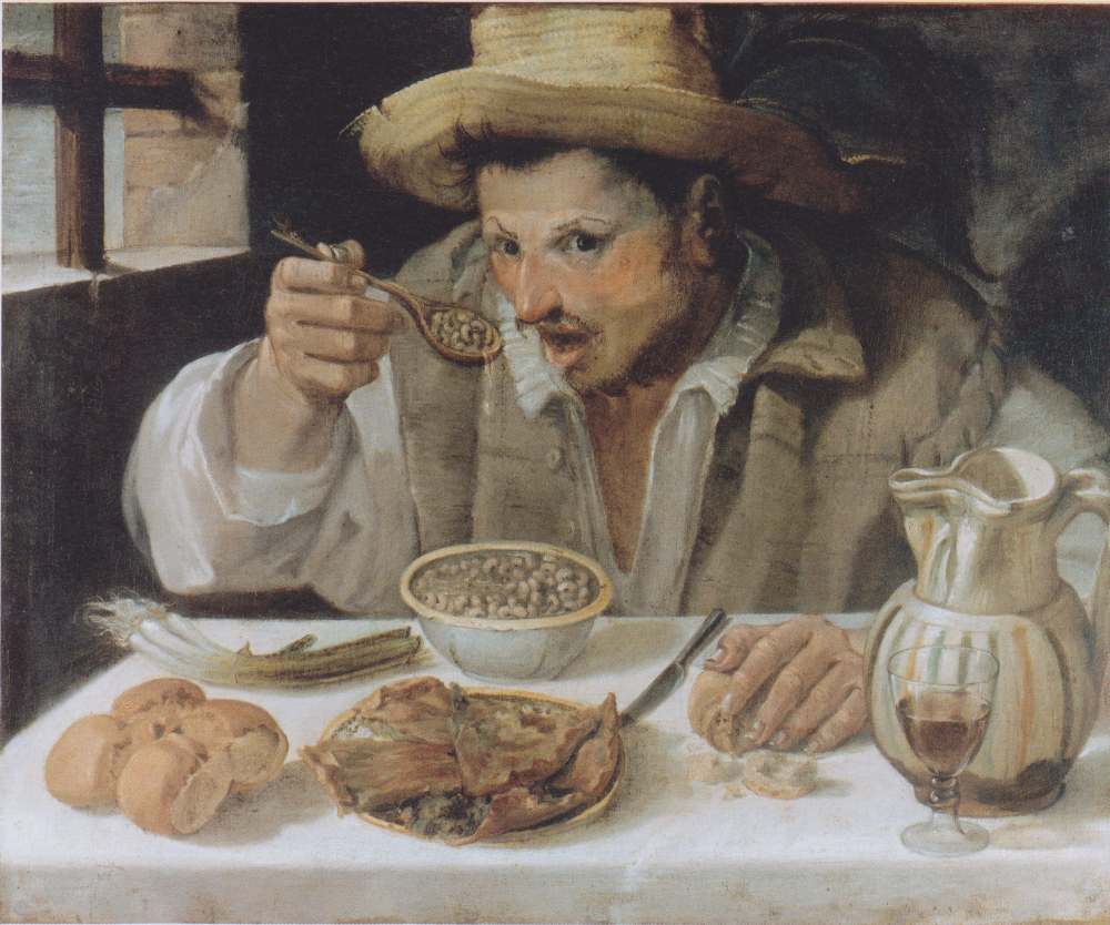 "The Beaneater" (1580-90) by Annibale Carraci
