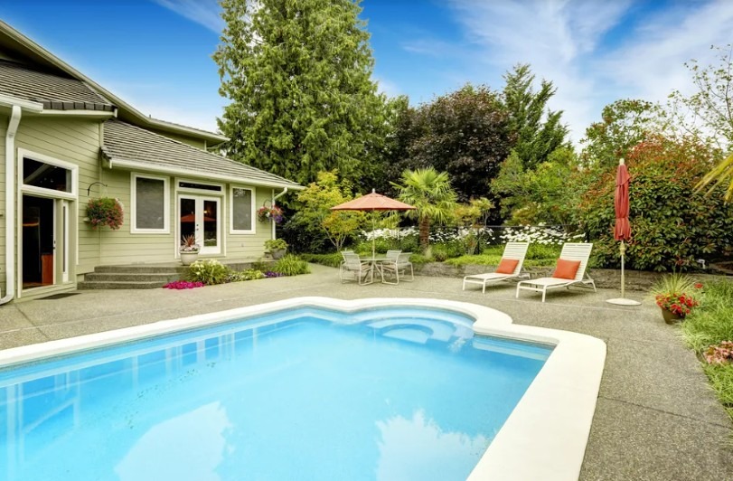 Custom pool in your backyard