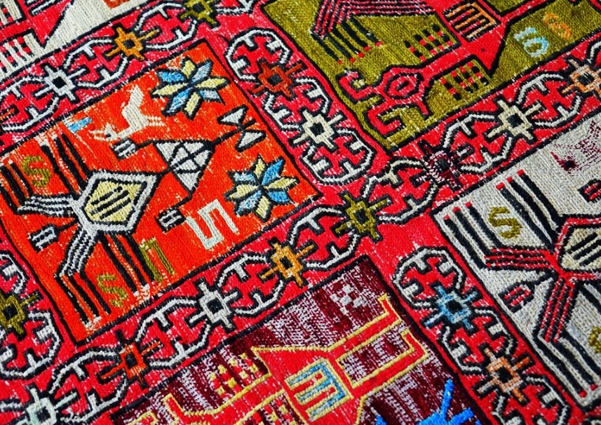 Origination of the Art of Rug-Carpet Weaving