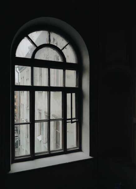 an arched window