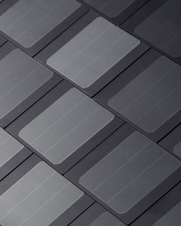 solar tiles roofing by Tesla
