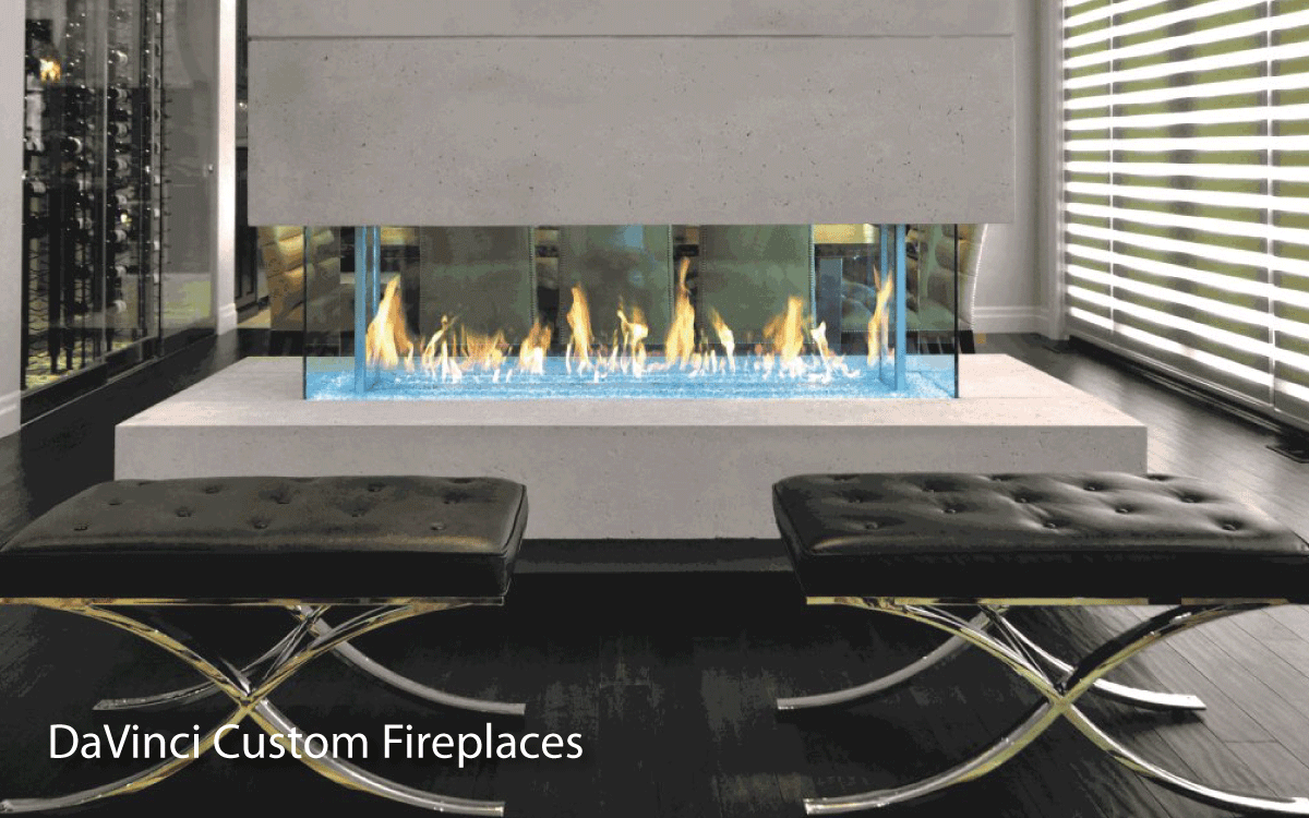 New HEATSMART™ Option for DaVinci Custom Fireplaces