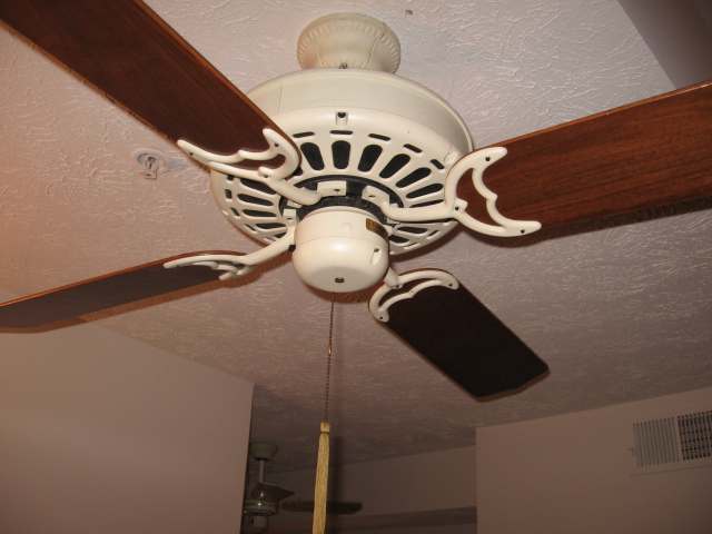 Ceiling fan with pull chain