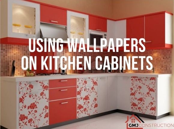 Using Wallpapers On Kitchen Cabinets