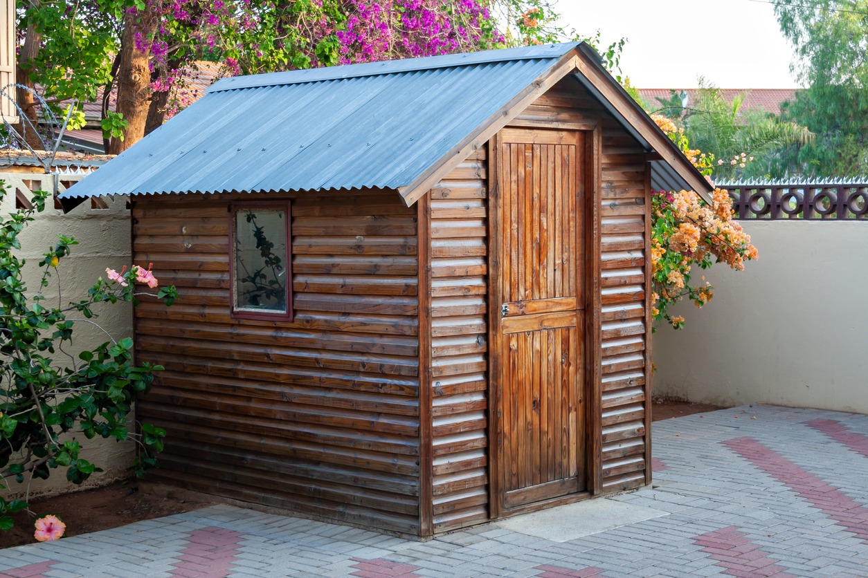 a medium-sized backyard shed