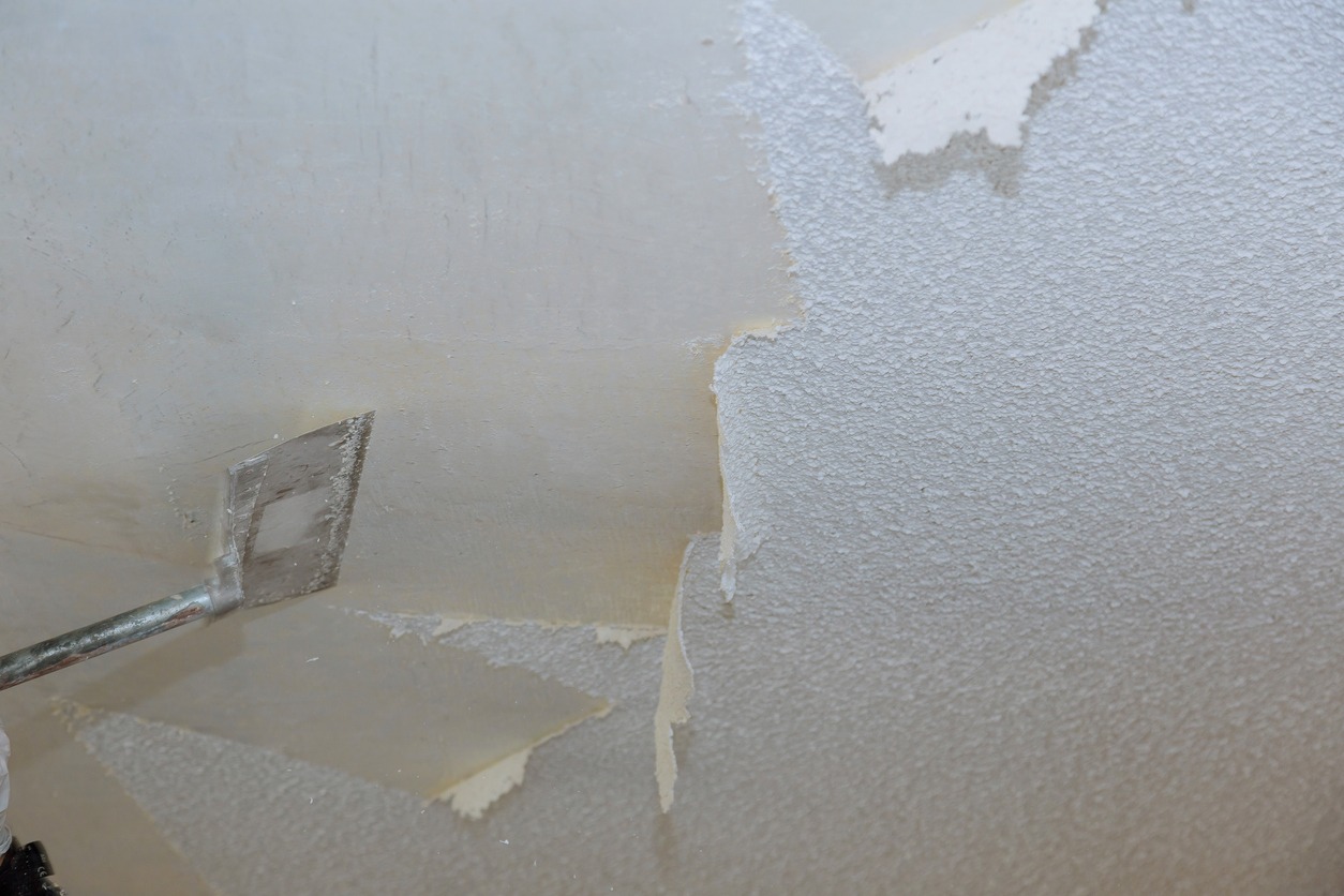 removal process of popcorn ceiling