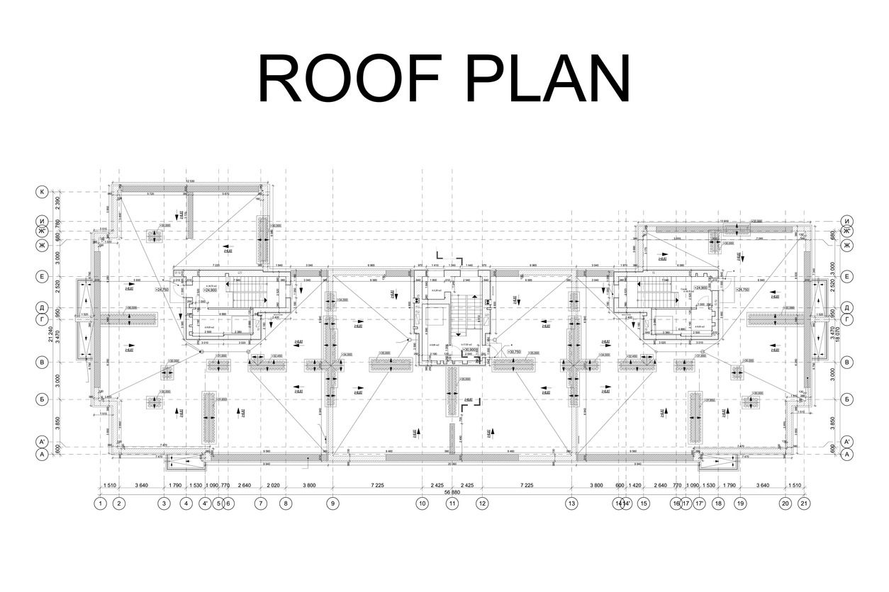 a roof plan