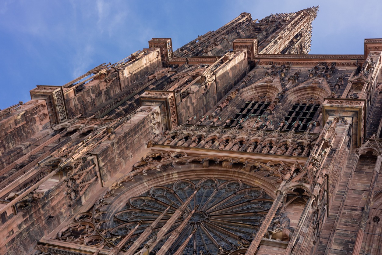 the Strasbourg cathedral in France