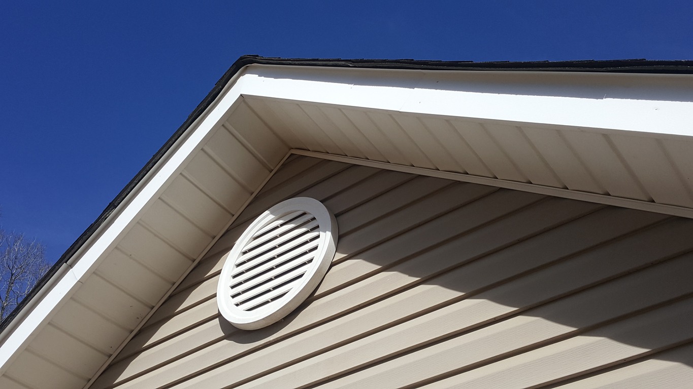Roof vents in the garage