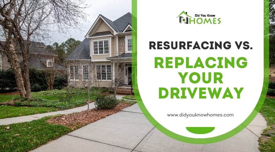 Resurfacing vs. Replacing Your Driveway