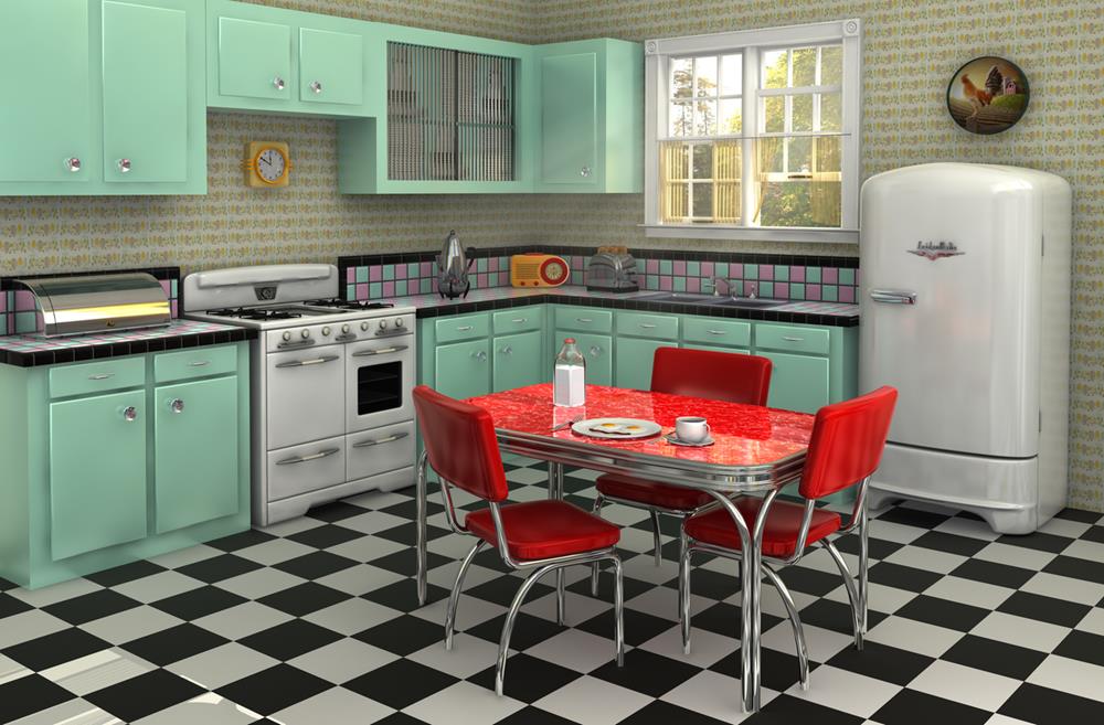 The 1950s Dream Kitchen: Design Meets Function