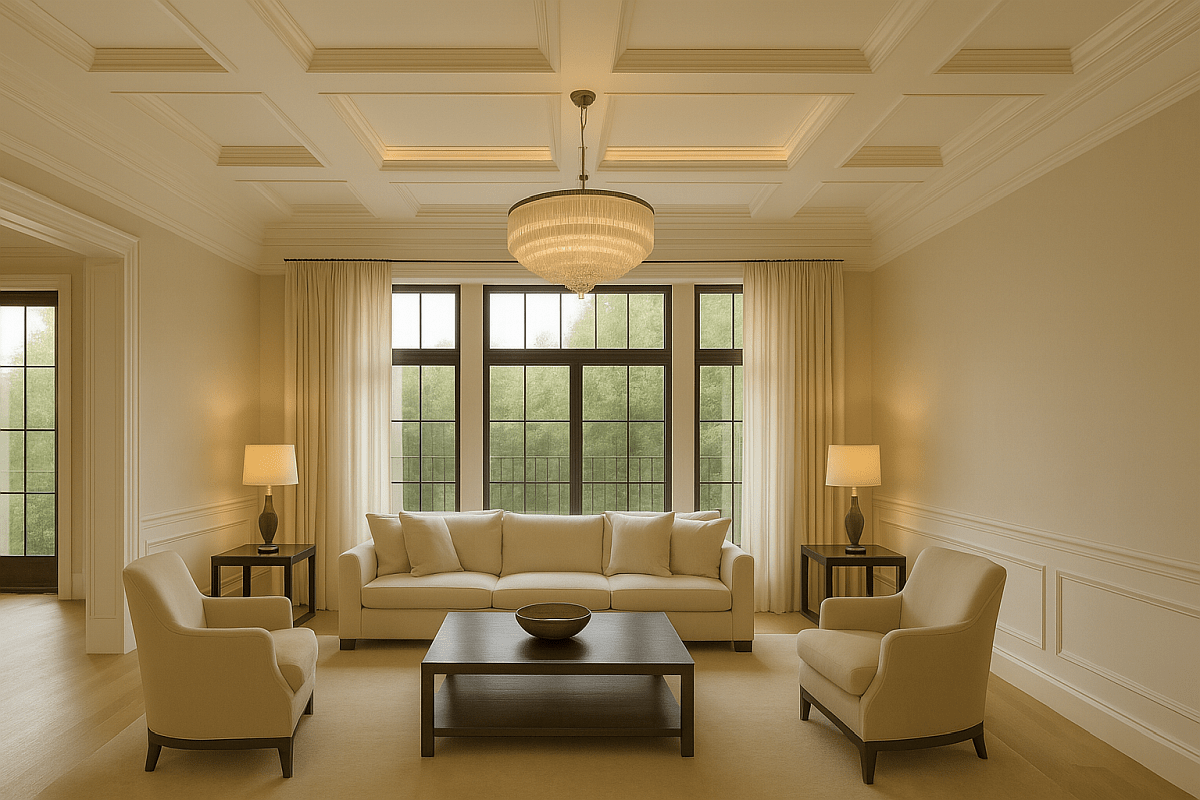 How to install removable ceiling panels without visible fixings