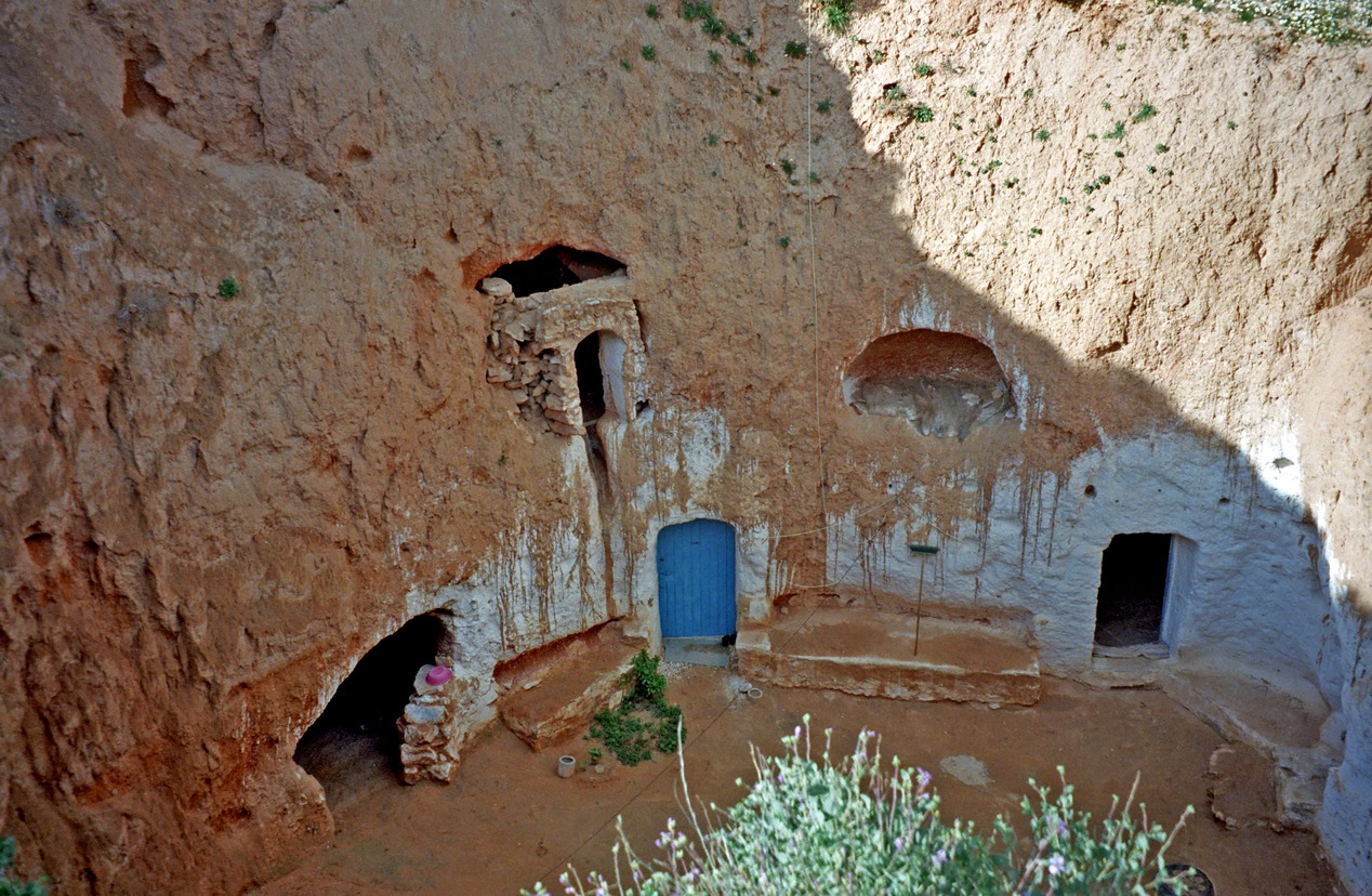 Troglodyte house, Matmata, Tunisia